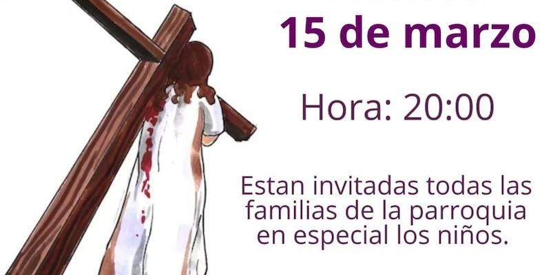 Viacrucis de familias en Virgen de la Nueva en el mes de marzo