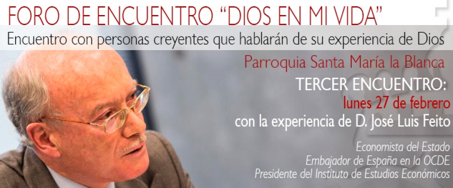 Jos&eacute; Luis Feito ofrece su testimonio en Santa Mar&iacute;a la Blanca