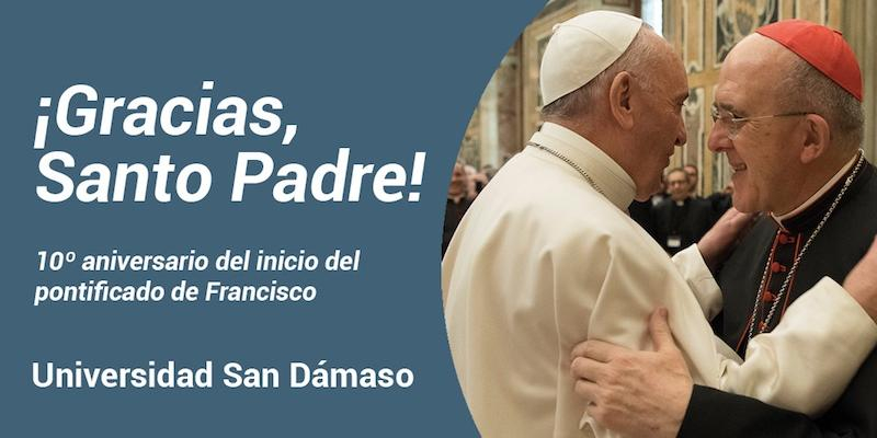 San D&aacute;maso se suma al d&eacute;cimo aniversario del inicio del pontificado del Papa Francisco