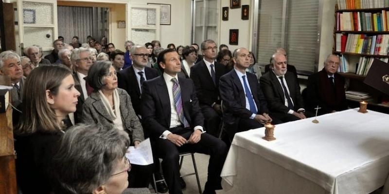 Monse&ntilde;or Jes&uacute;s Vidal honra a Nuestra Se&ntilde;ora de Si&oacute;n en el Centro de Estudios Judeo-Cristianos