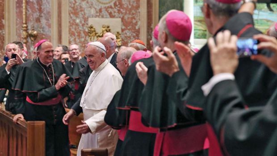 Francisco a los obispos de EEUU: trabajar para que nunca m&aacute;s existan cr&iacute;menes de abusos