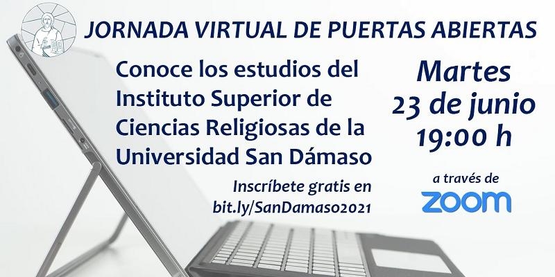 El Instituto Superior de Ciencias Religiosas de San Dámaso organiza una jornada de puertas abiertas virtual