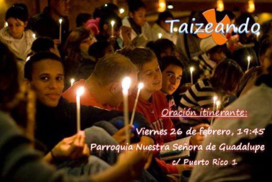 Oraci&oacute;n en la parroquia Nuestra Se&ntilde;ora de Guadalupe