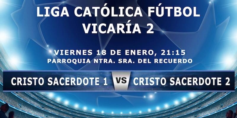 Nuestra Señora del Recuerdo acoge un partido de la Liga Católica de fútbol Vicaría II