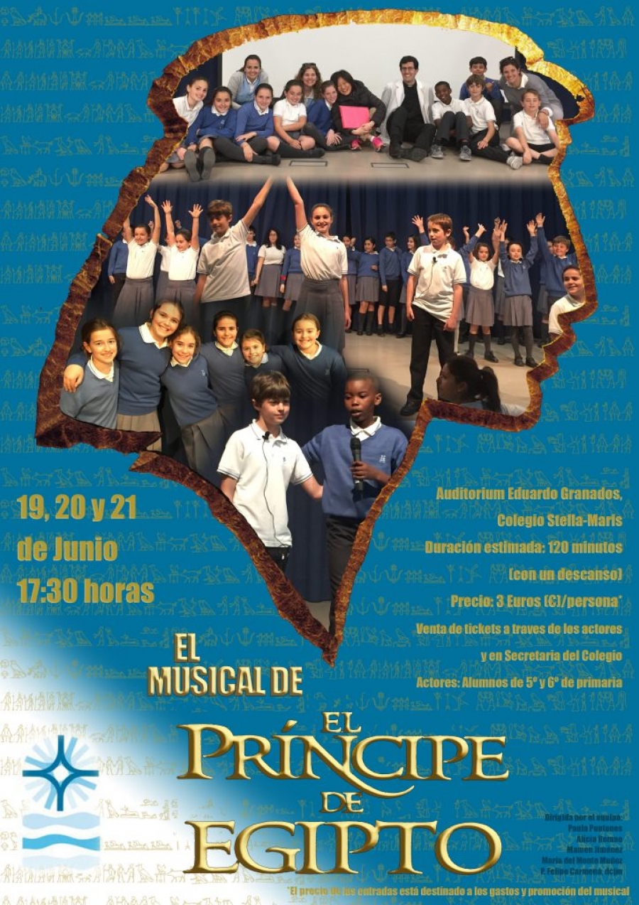 Representaci&oacute;n musical de 'El pr&iacute;ncipe de Egipto' en el colegio Stella Maris la Gavia