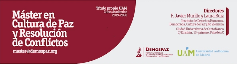 La Universidad Aut&oacute;noma ofrece un m&aacute;ster en Cultura de paz y resoluci&oacute;n de conflictos