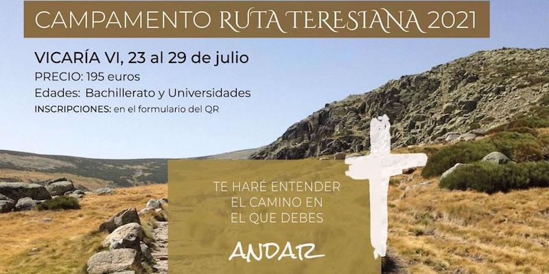 La Vicar&iacute;a VI invita a j&oacute;venes y universitarios a realizar una peregrinaci&oacute;n siguiendo las huellas de santa Teresa de Jes&uacute;s