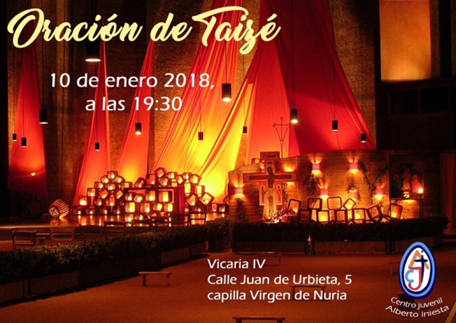 El Centro Juvenil Alberto Iniesta acoge este mi&eacute;rcoles una oraci&oacute;n de Taiz&eacute;