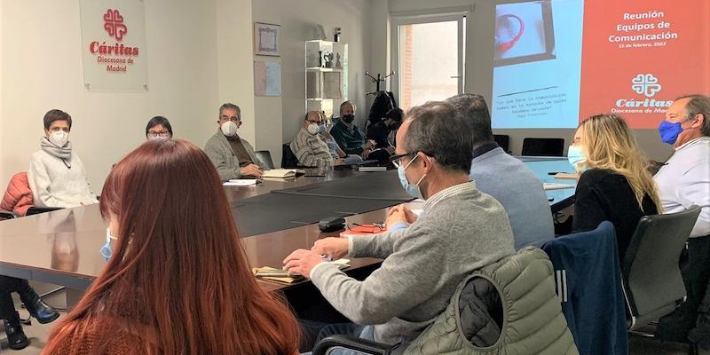 Los equipos de comunicaci&oacute;n de C&aacute;ritas Diocesana de Madrid mantienen su primera reuni&oacute;n anual