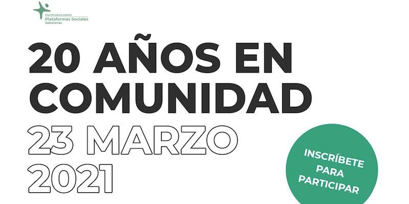 Las Plataformas Sociales Salesianas celebran su 20 aniversario con un encuentro virtual