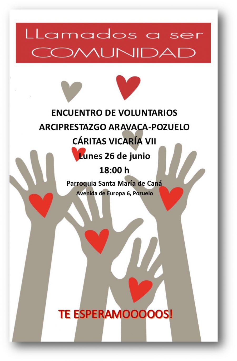 Santa Mar&iacute;a de Can&aacute; acoge un encuentro de voluntarios de la Vicar&iacute;a VII