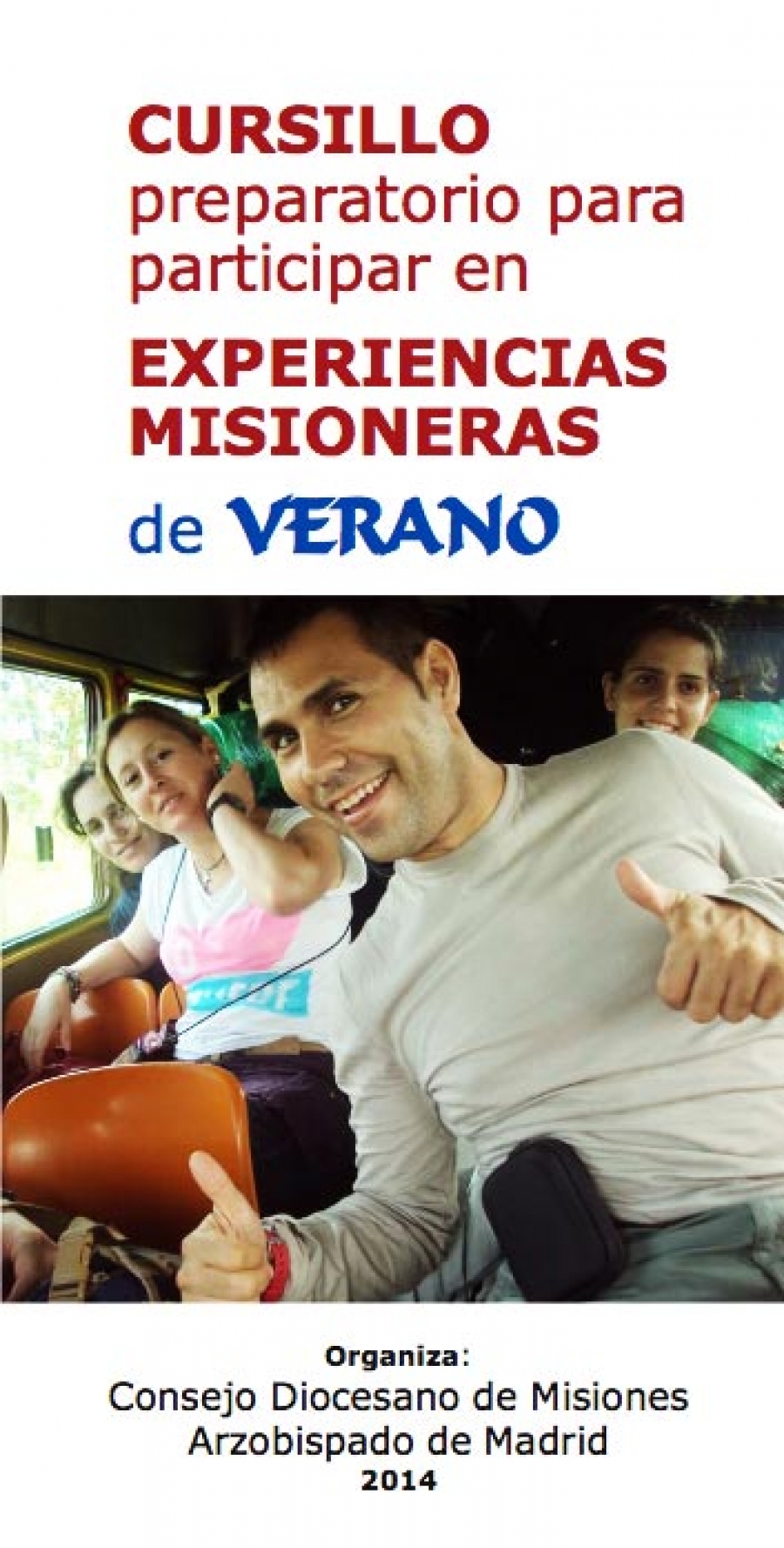 Cursillo preparatorio para participar en experiencias misioneras