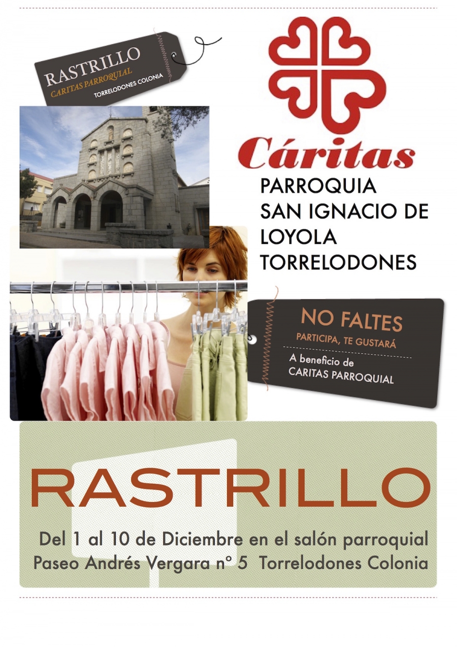 San Ignacio de Loyola de Torrelodones organiza un rastrillo a favor de C&aacute;ritas