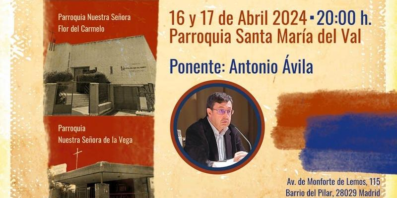 Antonio Ávila imparte unas charlas pascuales en el arciprestazgo Barrio del Pilar