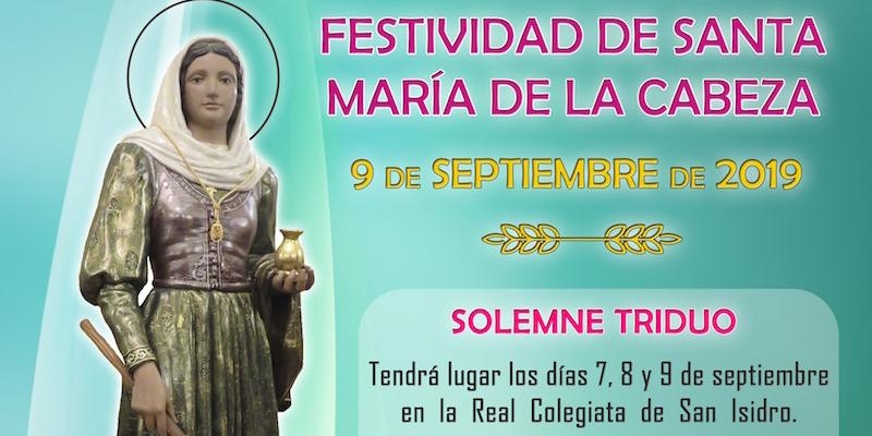La Real Congregaci&oacute;n de San Isidro de Naturales de Madrid prepara con un triduo la fiesta de santa Mar&iacute;a de la Cabeza