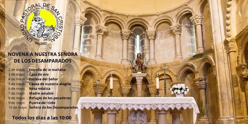 Nuestra Se&ntilde;ora de los Desamparados prepara la fiesta de su titular con una novena virtual