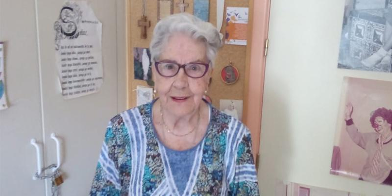 Ángela María, de 95 años, y su ilusión por ir a la catedral al Jubileo de los Niños, las Familias y los Mayores: «Para mí es una alegría muy grande»