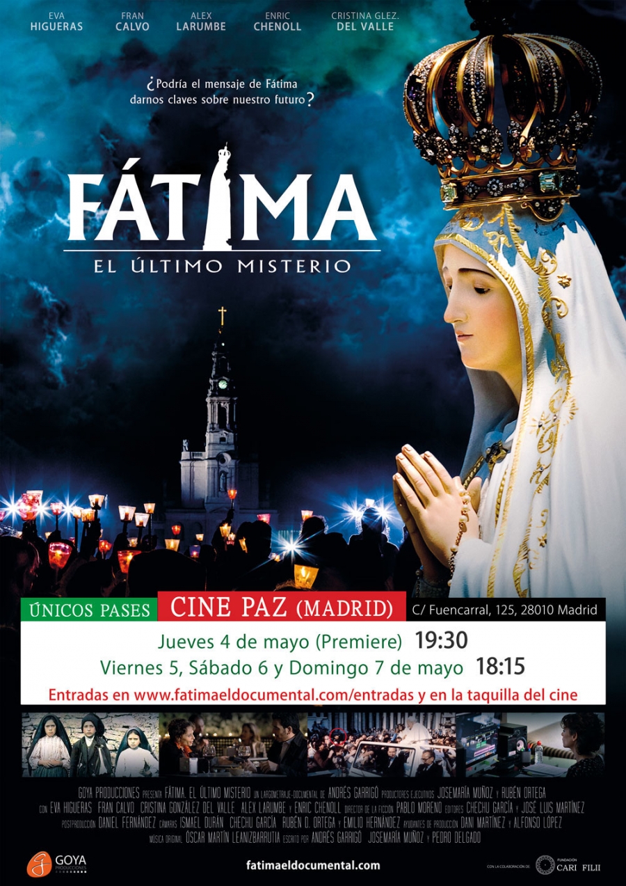 &#039;Fátima, el último misterio&#039; se estrena el 4 de mayo