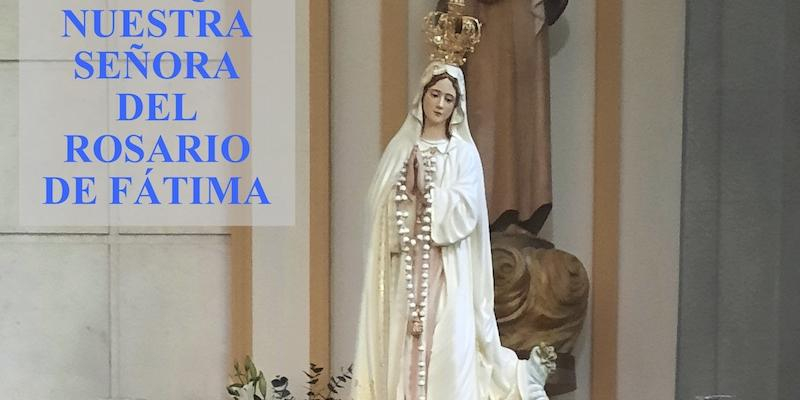 Nuestra Señora del Rosario de Fátima prepara con un triduo la fiesta de la Virgen, titular del templo