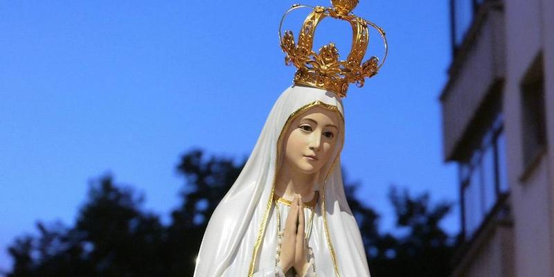 Sagrado Corazón de Jesús realiza este sábado una procesión con la imagen de la Virgen de Fátima
