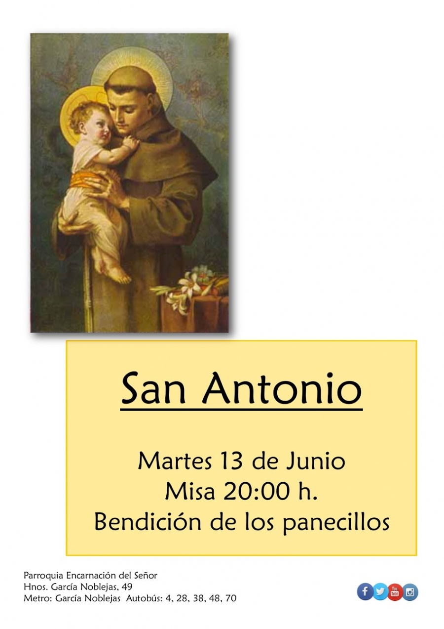 Bendici&oacute;n de panecillos en la parroquia de la Encarnaci&oacute;n