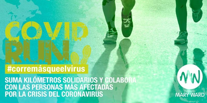 La Fundación Mary Ward invita a participar en una carrera solidaria a favor de los más afectados por el coronavirus