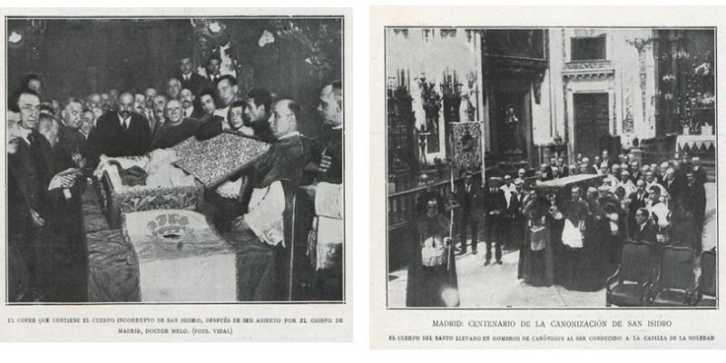 ¿Cómo fueron las exposiciones del cuerpo de san Isidro del siglo XX?