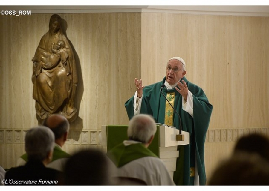 El Papa en Santa Marta: 'Dichoso el que encuentra su alegría en la ley del Señor'