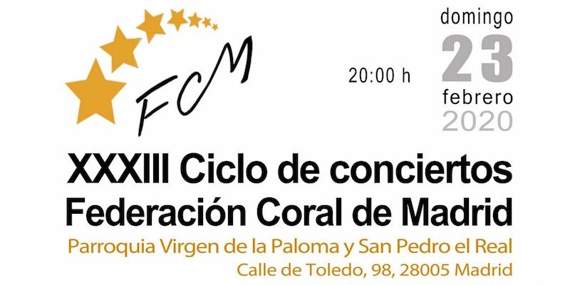 Virgen de la Paloma y San Pedro el Real acoge un concierto este domingo