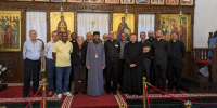 Encuentro cordial en la Catedral ortodoxa rumana entre un grupo de sacerdotes de la Vicaría VI y el obispo Timotei Lauran
