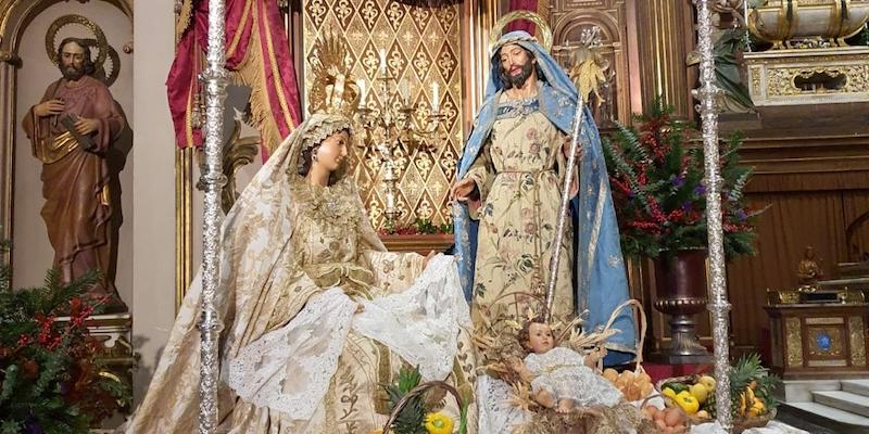 La colegiata de san Isidro exhibe un bel&eacute;n instalado por la Hermandad de Jes&uacute;s del Gran Poder y Esperanza Macarena