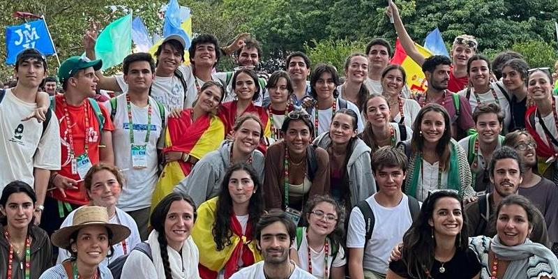 Manuel Sánchez, vicario parroquial de Nuestra Señora del Carmen de Pozuelo: «La JPJ es un regalo que se hacen los jóvenes»