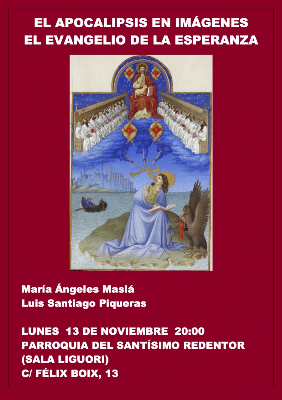 Sant&iacute;simo Redentor ofrece la conferencia 'El Apocalipsis en im&aacute;genes'