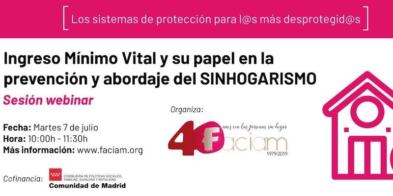 La X jornada t&eacute;cnica anual de la Red FACIAM se centra en el Ingreso M&iacute;nimo Vital y el sinhogarismo