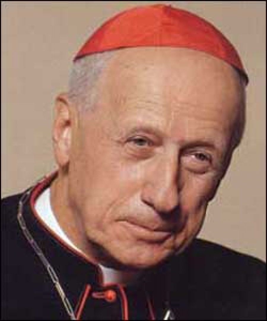 Visita al cardenal Etchegaray en el hospital