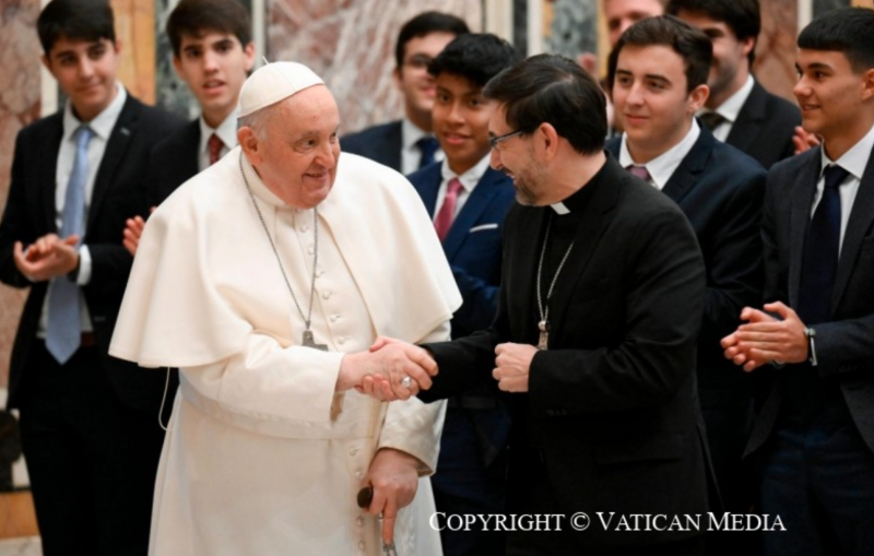 El Papa Francisco recibe a los seminaristas de Madrid: «Tengan confianza en quien les ha llamado para esta hermosa tarea»