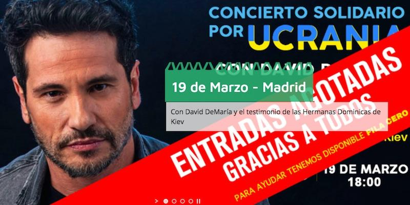 David De María ofrece en el Colegio Virgen de Atocha un concierto solidario por Ucrania