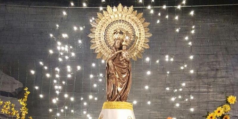 Nuestra Señora del Pilar de Juan Bravo adapta los cultos en honor a su patrona a la situación de pandemia