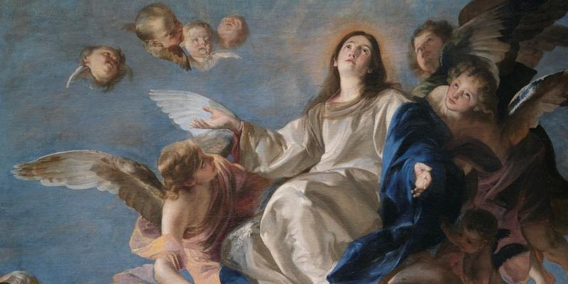 Nuestra Señora de las Nieves programa vísperas solemnes en la víspera de la Asunción de Nuestra Señora