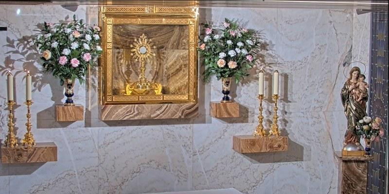 La Presentación de Nuestra Señora restablece la adoración permanente tras las obras de remodelación del templo