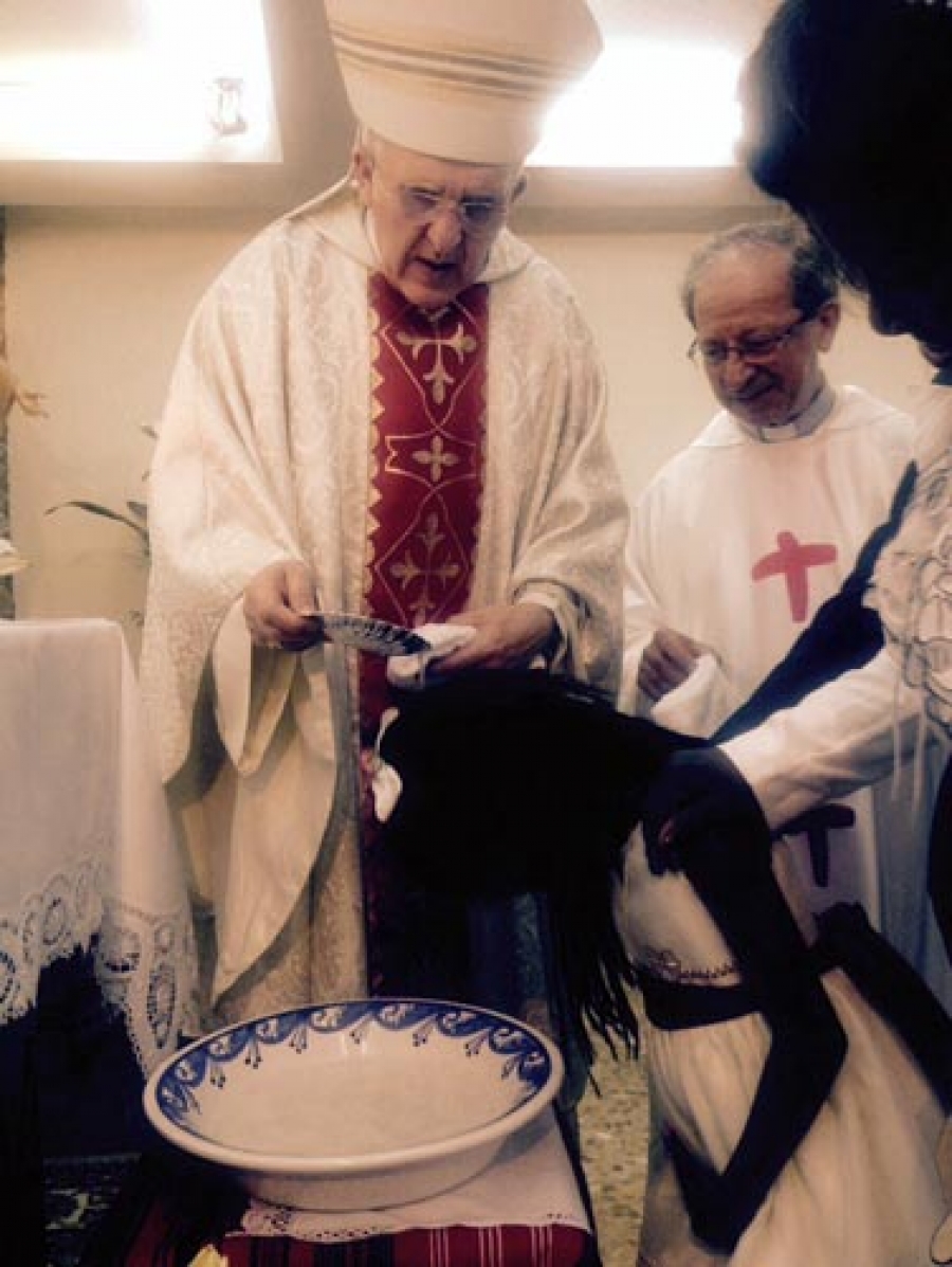 Sacramentos del Bautismo y la Primera Comunión en el Hogar de Nuestra Señora de los Desamparados