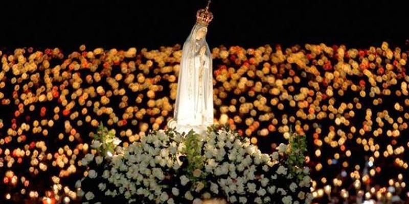 Gran Vigilia Mariana en Santa Eugenia de Vallecas con la imagen de Nuestra Señora de Fátima