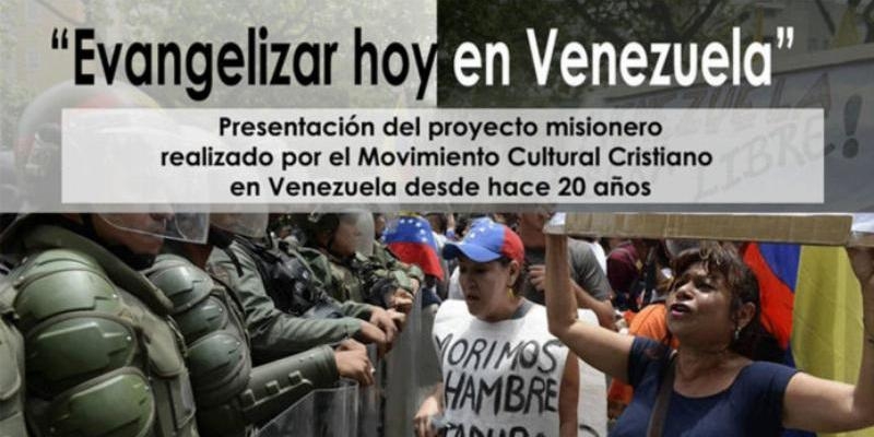 El Movimiento Cultural Cristiano presenta este sábado su proyecto misionero en Venezuela