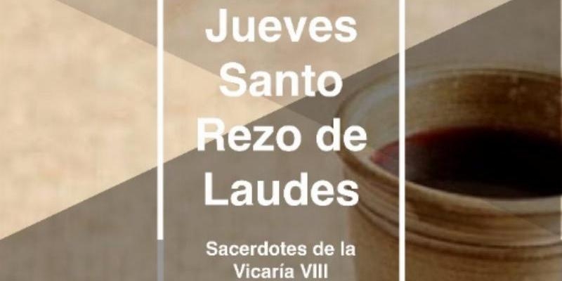 Monseñor Antonio Algora imparte una meditación de Jueves Santo para los sacerdotes de la Vicaría VIII