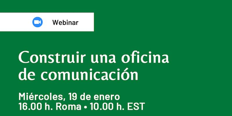 La Uni&oacute;n Internacional de las Superioras Generales organiza un webinar sobre c&oacute;mo construir una oficina de comunicaci&oacute;n