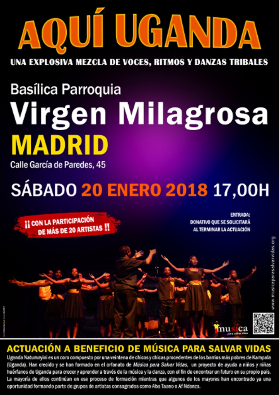 La Milagrosa acoge este s&aacute;bado un concierto ben&eacute;fico