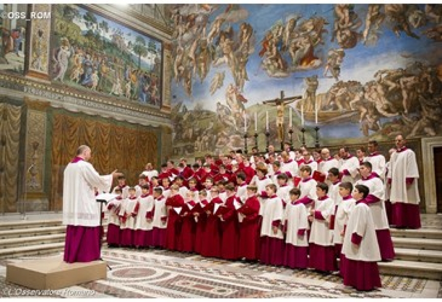 &ldquo;Cantate Domino&rdquo;, la m&uacute;sica de los Papas grabada en la Capilla Sixtina
