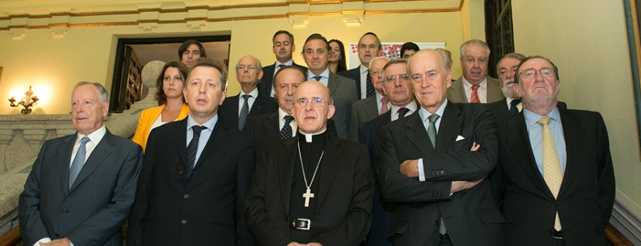 El cardenal se re&uacute;ne con el patronato de la Fundaci&oacute;n Madrid Vivo