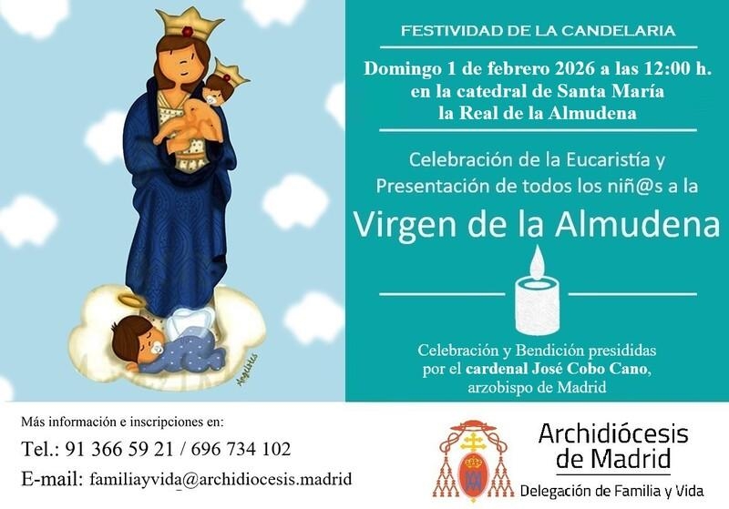 Mar&iacute;a Bazal y Jos&eacute; Barcel&oacute;, delegados episcopales de Familia y Vida, en la Fiesta de la Candelaria: &laquo;Nacer es recibir de Dios la vida, y transmitirla es el mayor don&raquo;