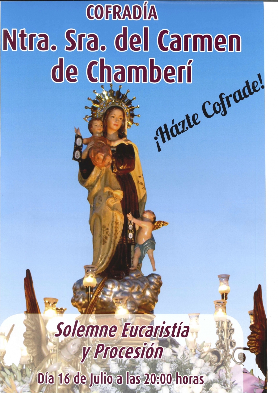 El cardenal Rouco preside en Santa Teresa y Santa Isabel la Eucarist&iacute;a en honor a la patrona de Chamber&iacute;